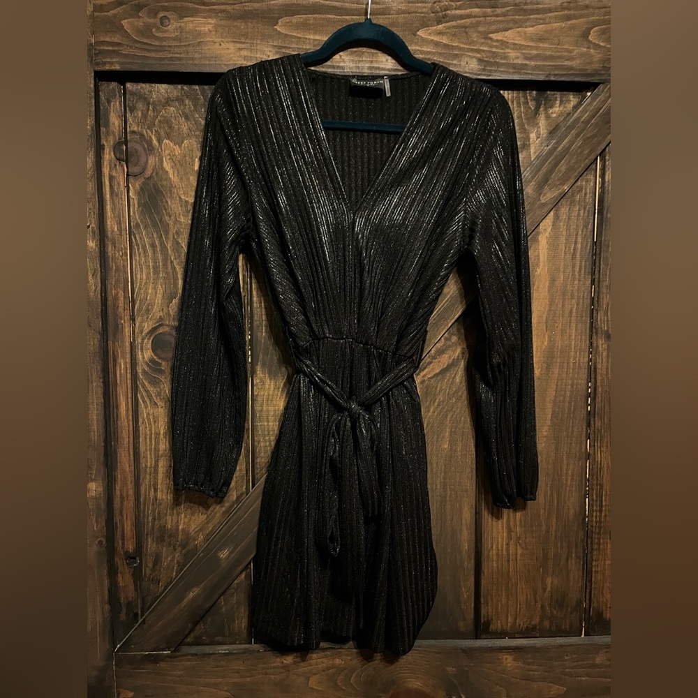 Dress Forum Black Silver Shimmer Dress